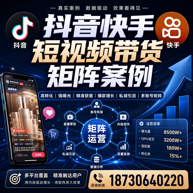 南阳短视频带货团队多平台矩阵自动分发案例
